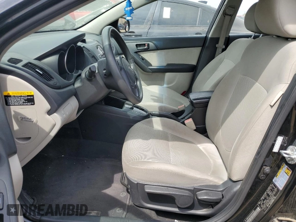 2010 Kia Forte EX with VIN KNAFU4A21A5244232, listed as a Copart auction lot 66602574 with 117,296 mi miles and Salvage Title. Bid and sale history available at carsss.com. Image 7.