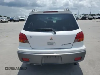 2004 Mitsubishi Outlander LS z VIN JA4LX31F44U047876, wystawiony jako Copart lot #59395585 z przebiegiem 148 726 mil mil oraz Szkoda całkowita • Salvage title. Historia ofert i sprzedaży dostępna na DreamBid. Obrazek 6.