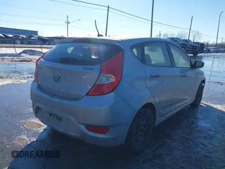 2017 Hyundai Accent SE with VIN KMHCT5AE8HU338564, listed as a IAAI auction lot 41359420 with 108,828 mi miles. Bid and sale history available at carsss.com. Image 4.