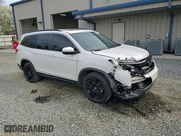 2021 Honda Pilot Special Edition with VIN 5FNYF5H21MB008099, listed as a Copart auction lot 48879145 with 57,979 mi miles and Salvage Title. Bid and sale history available at DreamBid. Image 12.