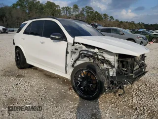 2021 Mercedes-Benz GLE 53 AMG with VIN 4JGFB6BB0MA442164, listed as a Copart auction lot 42357015 with 72,364 mi miles and Salvage title. Bid and sale history available at DreamBid. Image 4.
