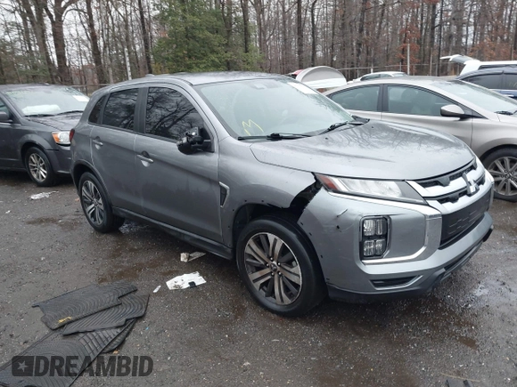 2021 Mitsubishi Outlander Sport SE with VIN JA4APVAU7MU009964, listed as a IAAI auction lot 41017775 with 84,521 mi miles. Bid and sale history available at carsss.com. Image 1.