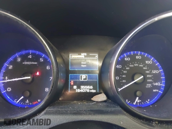 2016 Subaru Legacy 2.5i Premium with VIN 4S3BNAC65G3017241, listed as a IAAI auction lot 41697609 with 164,076 mi miles. Bid and sale history available at carsss.com. Image 7.