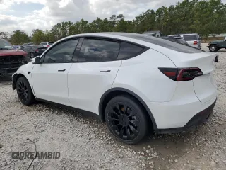 2024 Tesla Model Y Long Range with VIN 7SAYGDEE1RA234401, listed as a Copart auction lot 44199495 with 17,900 mi miles and Clean Title. Bid and sale history available at DreamBid. Image 2.