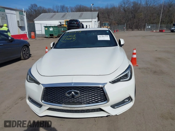 2017 Infiniti Q60 Sport with VIN JN1EV7EL8HM550153, listed as a IAAI auction lot 41701379 with 111,476 mi miles. Bid and sale history available at carsss.com. Image 12.