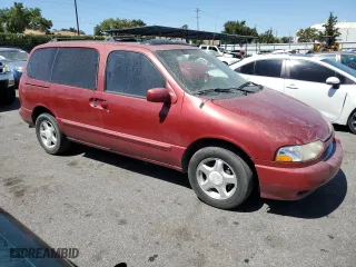 1999 Nissan Quest GXE with VIN 4N2XN11T1XD821204, listed as a Copart auction lot 69671334 with 171,887 mi miles and Salvage Title. Bid and sale history available at carsss.com. Image 4.