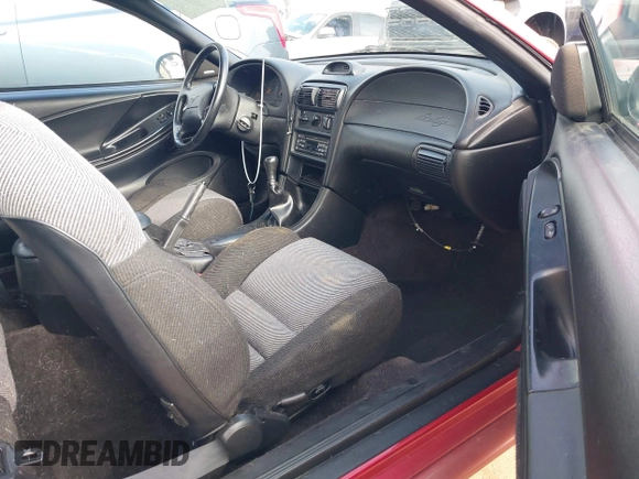 1996 Ford Mustang GT with VIN 1FALP42X2TF163881, listed as a IAAI auction lot 42342549 with 92,660 mi miles and . Bid and sale history available at DreamBid. Image 5.
