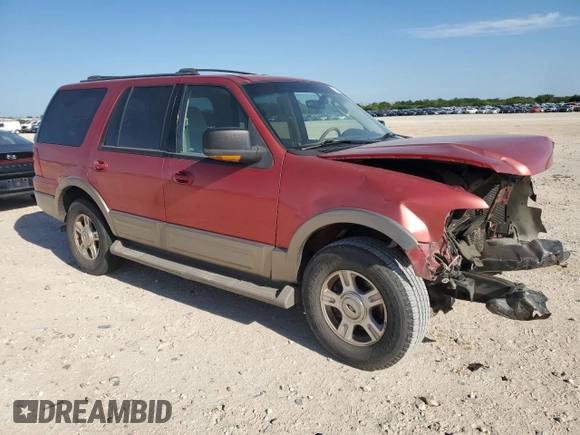 2003 Ford Expedition Eddie Bauer with VIN 1FMPU17L93LC60694, listed as a Copart auction lot 56562615 with 217,217 mi miles and Salvage title. Bid and sale history available at DreamBid. Image 4.