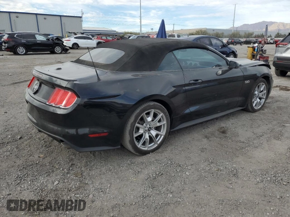 2015 Ford Mustang GT Premium with VIN 1FATP8FF8F5329274, listed as a Copart auction lot 86658534 with 27,678 mi miles and Salvage title. Bid and sale history available at DreamBid. Image 3.