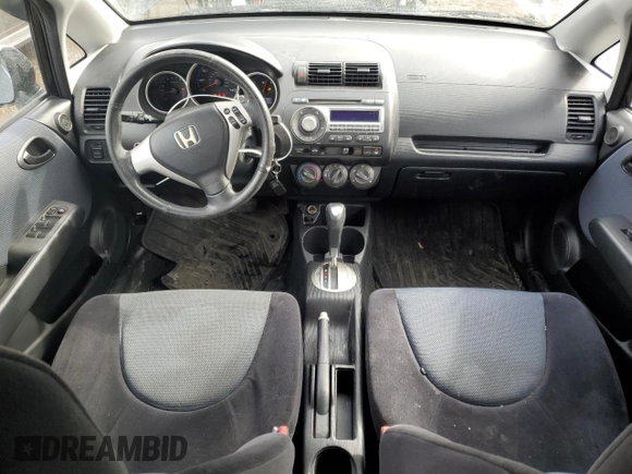 2008 Honda Fit Sport with VIN JHMGD386X8S021501, listed as a Copart auction lot 46508985 with 196,303 mi miles and Salvage Title. Bid and sale history available at carsss.com. Image 8.