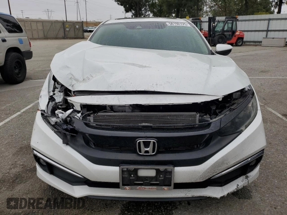 2020 Honda Civic Sedan EX with VIN 19XFC1F31LE203564, listed as a Copart auction lot 50192725 with 64,260 mi miles and Salvage Title. Bid and sale history available at carsss.com. Image 5.