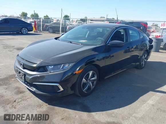 2020 Honda Civic LX with VIN 2HGFC2F67LH574850, listed as a IAAI auction lot 40429352 with 41,063 mi miles and . Bid and sale history available at DreamBid. Image 17.