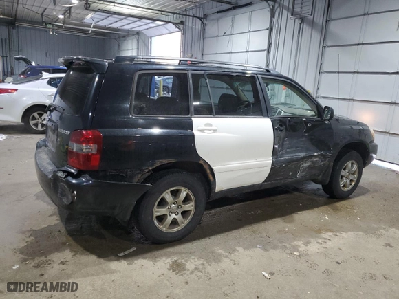 2007 Toyota Highlander with VIN JTEHP21A870200597, listed as a Copart auction lot 45943225 with 172,805 mi miles and Salvage Title. Bid and sale history available at carsss.com. Image 3.