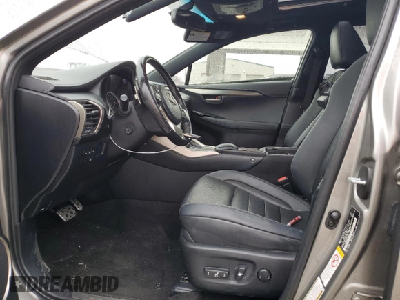 2016 Lexus NX 200t with VIN JTJYARBZXG2026374, listed as a Copart auction lot 56768335 with 122,379 mi miles and Salvage title. Bid and sale history available at DreamBid. Image 7.