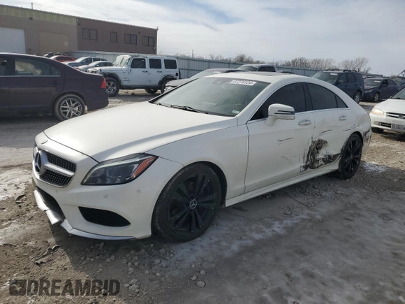 2016 Mercedes-Benz CLS 400 with VIN WDDLJ6FB8GA161891, listed as a Copart auction lot 87276124 with 93,133 mi miles and Salvage title. Bid and sale history available at DreamBid. Image 1.