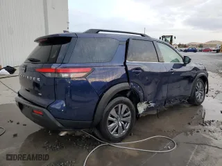2024 Nissan Pathfinder SV with VIN 5N1DR3BA4RC287316, listed as a Copart auction lot 86280194 with 13,201 mi miles and Salvage Title. Bid and sale history available at carsss.com. Image 3.