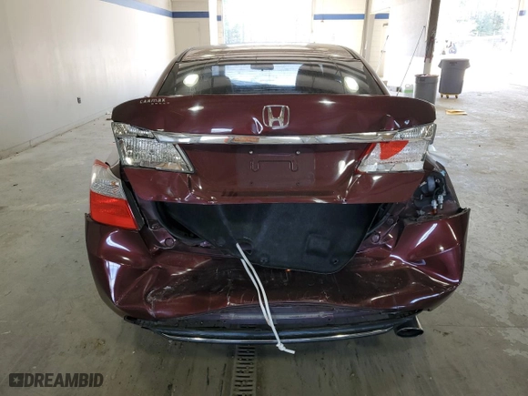 2014 Honda Accord Sedan LX with VIN 1HGCR2F34EA300188, listed as a Copart auction lot 48422045 with 221,744 mi miles and Salvage Title. Bid and sale history available at carsss.com. Image 6.