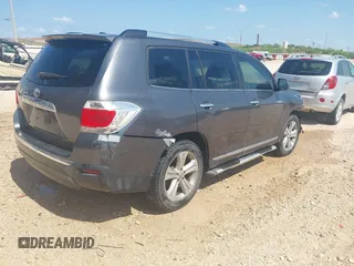 2012 Toyota Highlander Limited with VIN 5TDYK3EH5CS087389, listed as a IAAI auction lot 42104535 with 182,372 mi miles and . Bid and sale history available at DreamBid. Image 4.