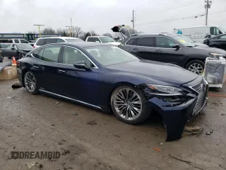 2018 Lexus LS z VIN JTHCY1FF1J5001281, wystawiony jako Copart lot #45752233 z przebiegiem 54 158 mil mil oraz . Historia ofert i sprzedaży dostępna na DreamBid. Obrazek 4.