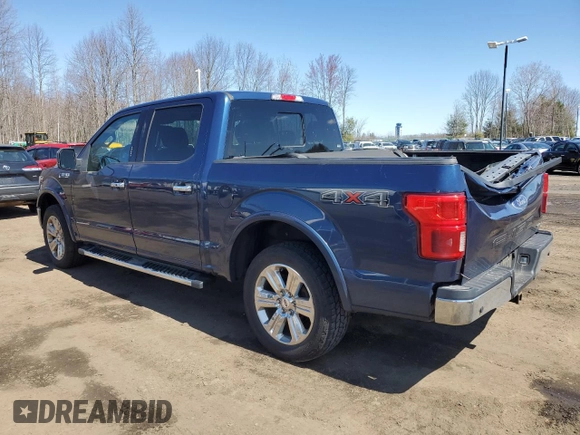 2018 Ford F-150 XL with VIN 1FTEW1EG1JKF48482, listed as a Copart auction lot 52347845 with 130,331 mi miles and Salvage title. Bid and sale history available at DreamBid. Image 2.