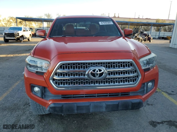 2017 Toyota Tacoma SR5 with VIN 5TFCZ5AN3HX050386, listed as a Copart auction lot 47942565 with 157,752 mi miles and Salvage Title. Bid and sale history available at carsss.com. Image 5.