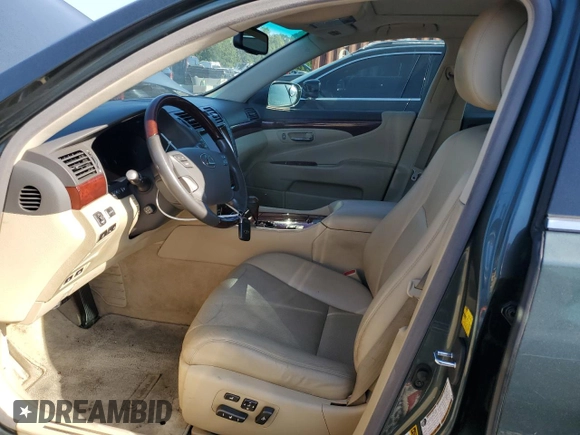 2007 Lexus LS 460 with VIN JTHBL46F775038825, listed as a Copart auction lot 64790895 with 210,011 mi miles and Clean title. Bid and sale history available at DreamBid. Image 7.