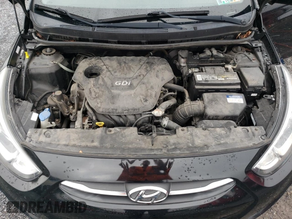 2015 Hyundai Accent GLS with VIN KMHCT4AE8FU927153, listed as a Copart auction lot 61056473 with 117,105 mi miles. Bid and sale history available at carsss.com. Image 11.