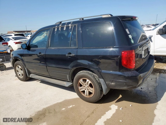 2005 Honda Pilot EX-L with RES with VIN 5FNYF18665B030144, listed as a Copart auction lot 52418395 with 262,064 mi miles and Clean Title. Bid and sale history available at carsss.com. Image 2.