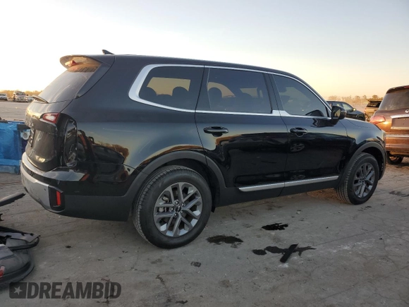 2024 Kia Telluride LX with VIN 5XYP24GC5RG525496, listed as a Copart auction lot 80153234 with 6,445 mi miles and Clean title. Bid and sale history available at DreamBid. Image 3.