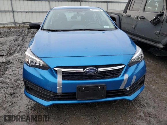 2021 Subaru Impreza with VIN 4S3GKAB61M3606184, listed as a Copart auction lot 35901933 with 21,006 mi miles. Bid and sale history available at carsss.com. Image 5.