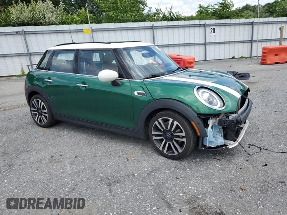 2021 MINI Hardtop 4 Door Oxford Edition with VIN WMWXU7C0XM2P49113, listed as a Copart auction lot 61437805 with 40,399 mi miles and Salvage title. Bid and sale history available at DreamBid. Image 4.