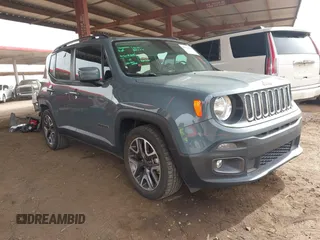 2018 Jeep Renegade Latitude with VIN ZACCJABB5JPJ26670, listed as a IAAI auction lot 41916152 with 76,193 mi miles. Bid and sale history available at carsss.com. Image 1.