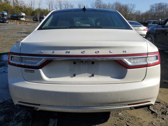 2020 Lincoln Continental Standard with VIN 1LN6L9VKXL5604772, listed as a Copart auction lot 44309085 with 90,010 mi miles and Salvage Title. Bid and sale history available at carsss.com. Image 6.