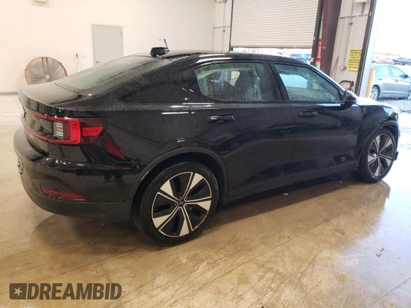 2023 Polestar 2 with VIN YSMED3KA0PL159129, listed as a Copart auction lot 81853444 with 0 mi miles and Clean Title. Bid and sale history available at carsss.com. Image 3.