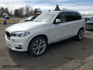 2015 BMW X5 xDrive35i with VIN 5UXKR0C52F0P11082, listed as a Copart auction lot 48242795 with 143,156 mi miles and Salvage Title. Bid and sale history available at carsss.com. Image 1.