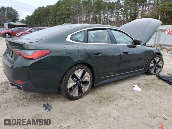 2024 BMW i4 eDrive35 z VIN WBY43AW00RFR50115, wystawiony jako Copart lot #47269035 z przebiegiem 6 372 mil mil oraz Szkoda całkowita • Salvage title. Historia ofert i sprzedaży dostępna na DreamBid. Obrazek 3.