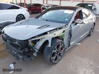 2020 Kia Stinger GT2 with VIN KNAE55LC1L6075699, listed as a IAAI auction lot 41598898 with 58,894 mi miles. Bid and sale history available at carsss.com. Image 17.