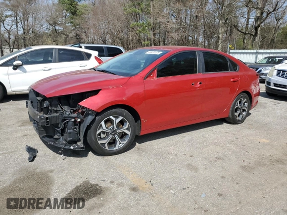 2019 Kia Forte LXS with VIN 3KPF24AD9KE034459, listed as a Copart auction lot 49451325 with 117,355 mi miles and Salvage Title. Bid and sale history available at DreamBid. Image 1.