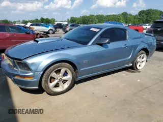 2006 Ford Mustang GT Deluxe with VIN 1ZVHT82H965248395, listed as a Copart auction lot 62374855 with 23,297 mi miles and Salvage title. Bid and sale history available at DreamBid. Image 1.