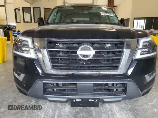 2021 Nissan Armada SL with VIN JN8AY2BA4M9372901, listed as a Copart auction lot 46041155 with 102,152 mi miles and Salvage Title. Bid and sale history available at carsss.com. Image 5.