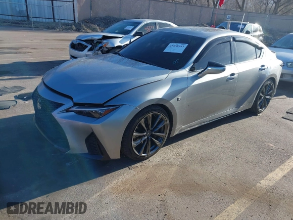 2021 Lexus IS with VIN JTHGZ1B23M5042856, listed as a IAAI auction lot 41858343 with 61,790 mi miles. Bid and sale history available at carsss.com. Image 17.