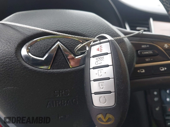 2019 Infiniti QX50 LUXE with VIN 3PCAJ5M16KF112761, listed as a IAAI auction lot 41921825 with 78,566 mi miles. Bid and sale history available at carsss.com. Image 11.
