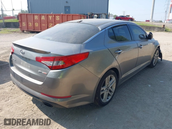 2012 Kia Optima SX with VIN 5XXGR4A63CG004478, listed as a IAAI auction lot 40039813 with 151,248 mi miles and . Bid and sale history available at carsss.com. Image 4.