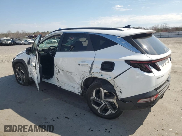 2022 Hyundai Tucson SEL with VIN 5NMJCCAE4NH029922, listed as a Copart auction lot 50301685 with 92,345 mi miles and Salvage Title. Bid and sale history available at carsss.com. Image 2.