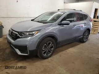 2021 Honda CR-V EX-L with VIN 2HKRW2H85MH623795, listed as a Copart auction lot 56020545 with 55,813 mi miles and Salvage title. Bid and sale history available at DreamBid. Image 1.