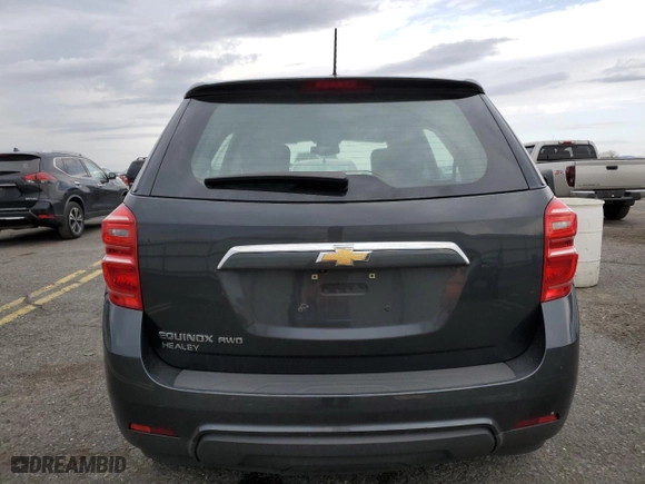 2017 Chevrolet Equinox LS with VIN 2GNFLEEK4H6156321, listed as a Copart auction lot 53116845 with 178,667 mi miles and Clean Title. Bid and sale history available at carsss.com. Image 6.