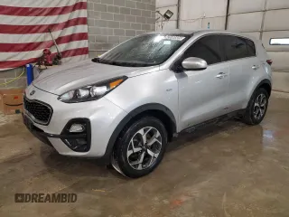 2020 Kia Sportage LX with VIN KNDPMCAC5L7800852, listed as a Copart auction lot 42690505 with 121,398 mi miles and Clean Title. Bid and sale history available at carsss.com. Image 1.