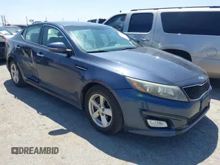 2015 Kia Optima LX z VIN 5XXGM4A72FG477462, wystawiony jako IAAI lot #42021991 z przebiegiem 174 482 mil mil oraz . Historia ofert i sprzedaży dostępna na DreamBid. Obrazek 1.
