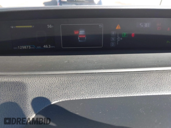 2018 Toyota Prius Two with VIN JTDKARFU6J3554096, listed as a IAAI auction lot 41856090 with 129,873 mi miles. Bid and sale history available at carsss.com. Image 7.