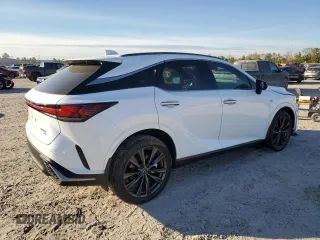 2024 Lexus RX with VIN 2T2BAMCA0RC059081, listed as a Copart auction lot 83385244 with 5,637 mi miles and Salvage Title. Bid and sale history available at carsss.com. Image 3.